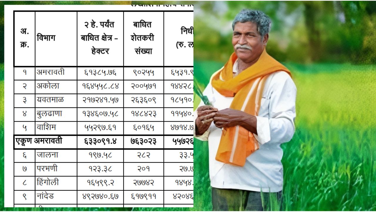 २२ जिल्ह्यातील शेतकऱ्यांना मिळणार हेक्टरी २२७०० रुपये बघा गावांनुसार याद्या Crop Insurance list